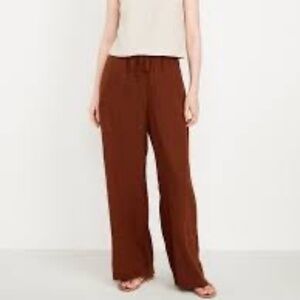 Old Navy Wide-leg linen blend pants, size XS